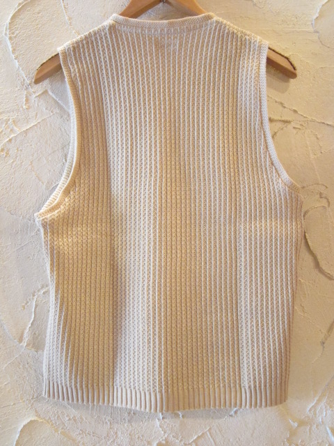 画像: BELAFONTE/RAGTIME RIBBED KNIT PULLOVER VEST C.GREY