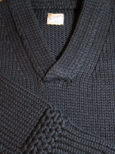 画像: BELAFONTE/RAGTIME V NECK SWEATER  DK.NAVY