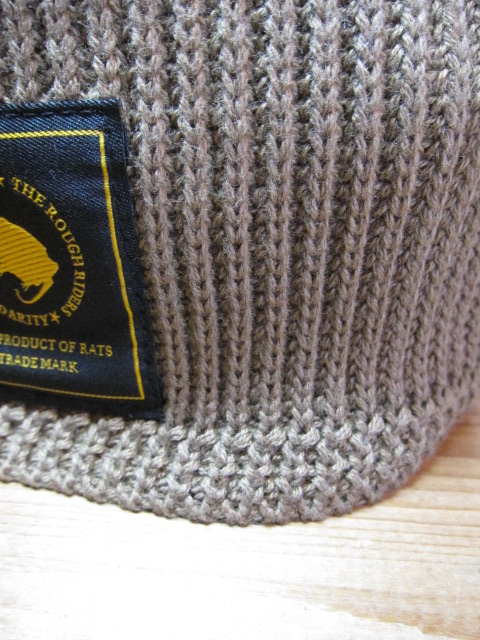 画像: RATS/BEANIE KNIT CAP  BROWN