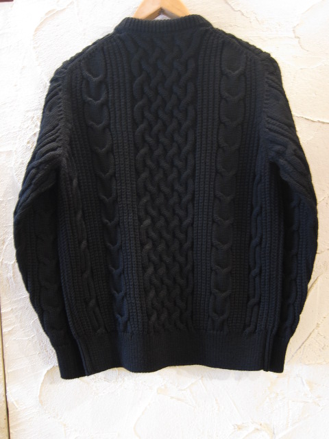 画像: RATS/ALAN KNIT SWEATER  BLACK