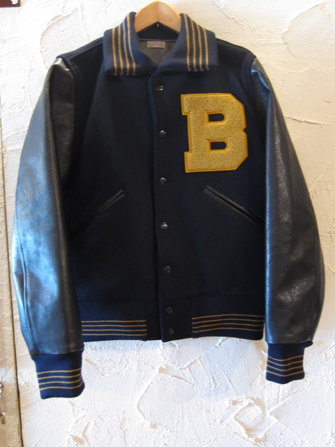 画像: BELAFONTE/RAGTIME VERSITY JKT  NAVYxBLACK