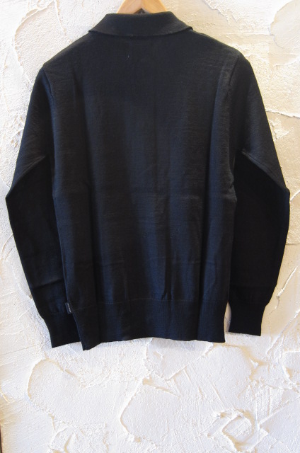 画像: (SALE 40%OFF) COREFIGHTER/KNIT POLO CARDIGAN  BLACKxOFF.WHITE