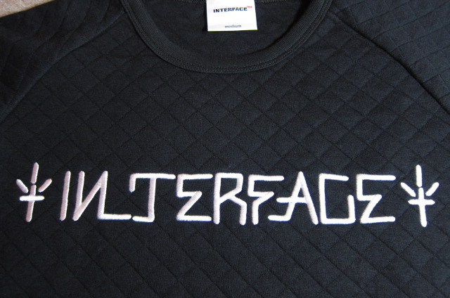 画像: INTERFACE/ANGEL QUILTING SWEAT  BLACK