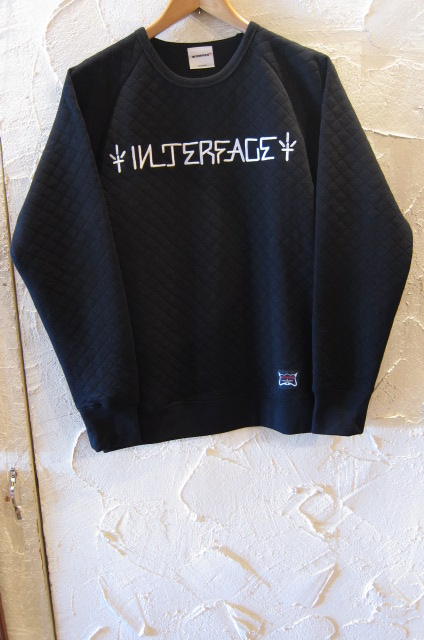 画像: INTERFACE/ANGEL QUILTING SWEAT  BLACK