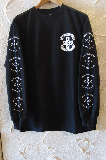 画像: FTC/FTCxX-LARGExBULLDOG ART XXX-XXV L/S T  BLACK