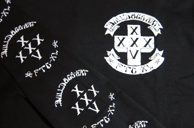 画像: FTC/FTCxX-LARGExBULLDOG ART XXX-XXV L/S T  BLACK