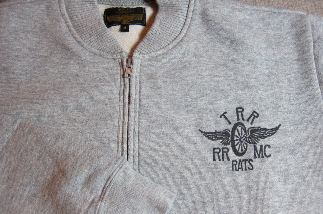 画像: RATS/ZIP UP SWEAT  TOP GRAY