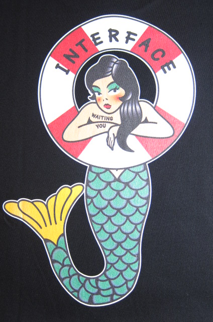 画像: INTERFACE/MERMAID TEE BLACK