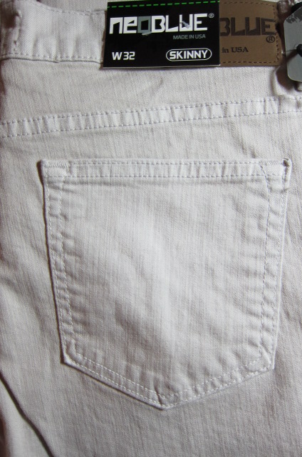 画像: NEO BLUE JEAN/SKINNY PANTS IVORY