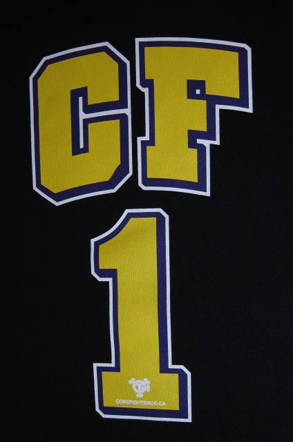 画像: COREFIGHTER/QUARTER BACK T  BLACKxYELLOW