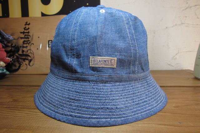 画像: BELAFONTE/RAGTIME CHAMBRAY METRO CAP 5oz BLUE CHAMBLAY