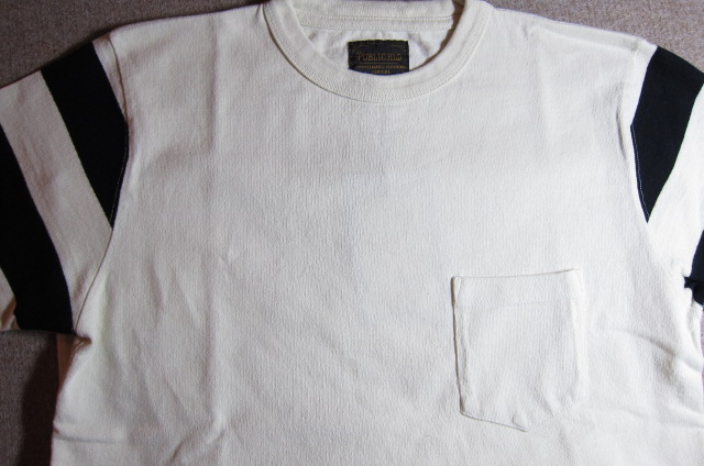 画像: PUBLIC HLD/BORDER CLERIC SHORT SLEEVE T NATURAL