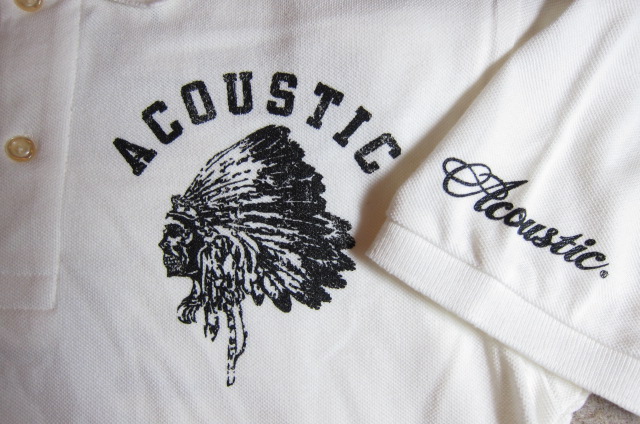 画像: (SALE 35%OFF) ACOUSTIC/CHIEF S/S POLO WHITE