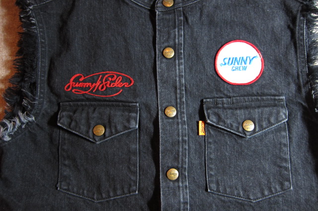 画像: SUNNY C SIDER/STAND VEST SHIRTS WASH BLACK