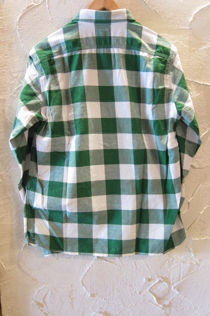 画像: RATS/BUFFALO CHECK SHIRTS WHITEｘGREEN