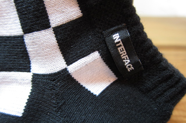 画像: (SALE 30%OFF) INTERFACE/CHECKER PILE SOX BLACK