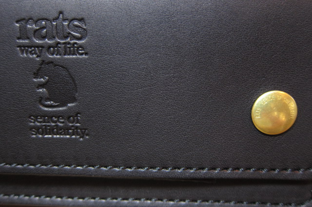 画像: RATS/LEATHER WALLET  BLACK