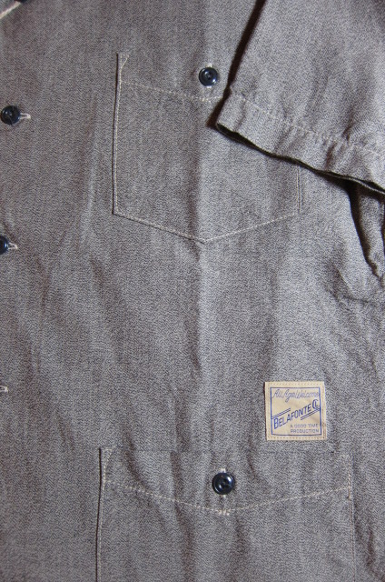 画像: BELAFONTE/RAGTIME CHAMBRAY H.W.L S/S SH GRAY
