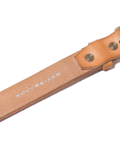 画像: ROTTWEILER/BASIC LEATHER BELT  NATURAL