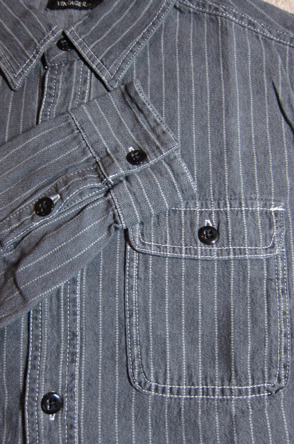 画像: VINTAGE EL/WABASH WORK SHIRTS  BLACK