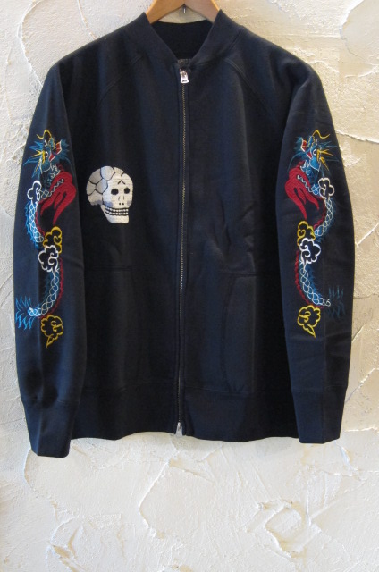 画像: TOYO ENTERPRISE /ZIP SUKA SWEAT SNAKE&SKULL  BLACK