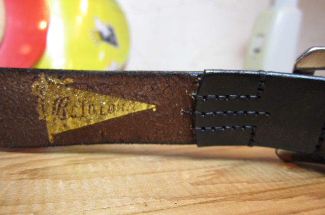 画像: （再入荷）BELAFONTE/RT LEATHER BELT BLACK