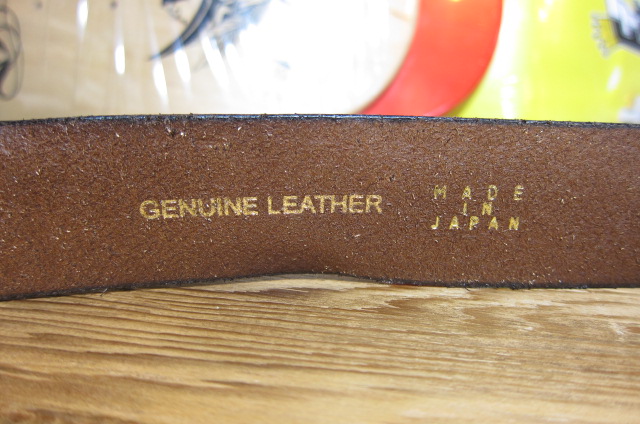 画像: （再入荷）BELAFONTE/RT LEATHER BELT BLACK