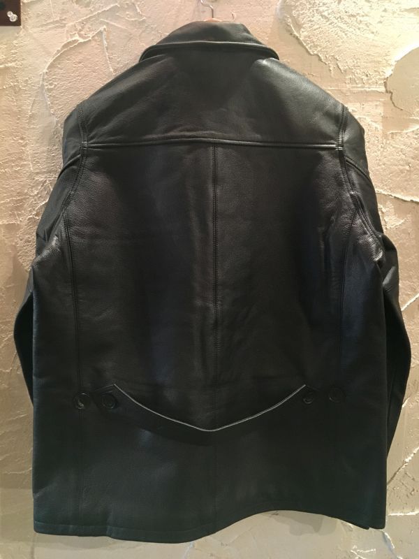 画像: PUBLIC HLD/LEATHER CARCOAT  BLACK