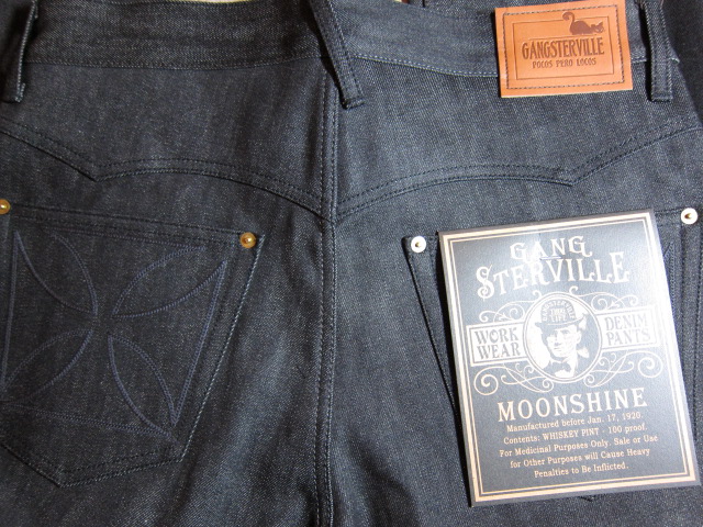 画像: GANGSTERVILLE(ギャングスタービル)/THUG DENIM IRON CROSS  BLKxRIGID BLACK