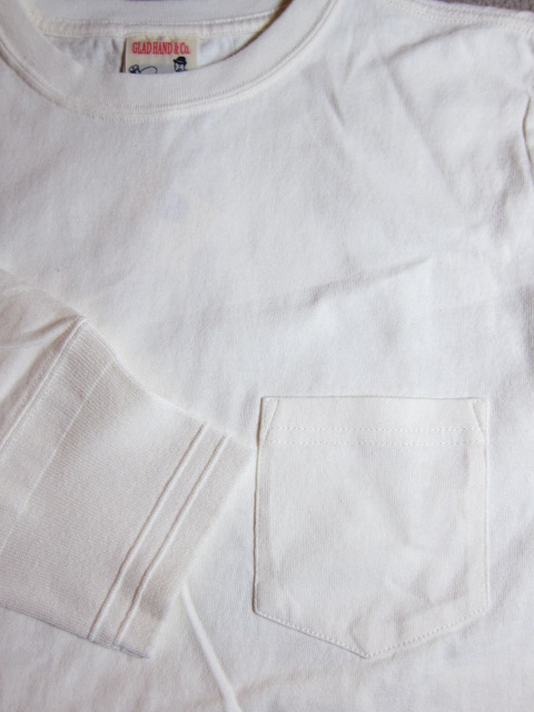 画像3: GLAD HAND(グラッドハンド)/HALF SLEEVE POCKET T  WHITE