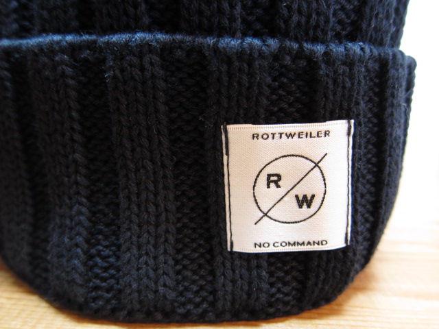 画像: ROTTWEILER/BASIC KNIT CAP  BLACK