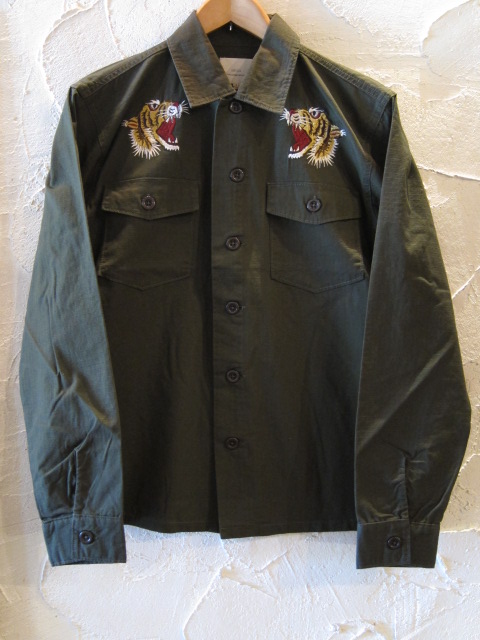 画像: CORISCO/EMBROIDERTY SOUVENIR SHIRTS  OLIVE