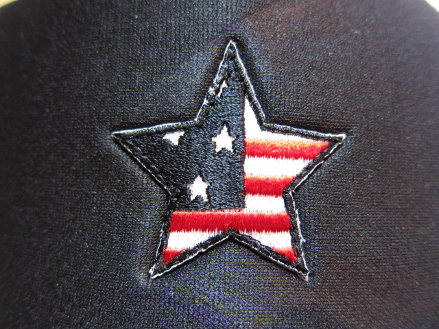画像: BELIVE/US STAR MESH CAP  BLACKxBLACK