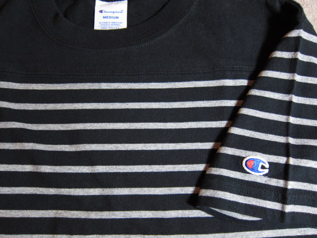 画像: CHAMPION/BORDER S/S T  BLACK