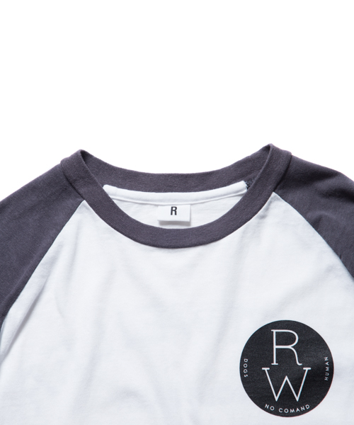 画像: ROTTWEILER/USED RAGLAN 3/4 T  WHITExGREY