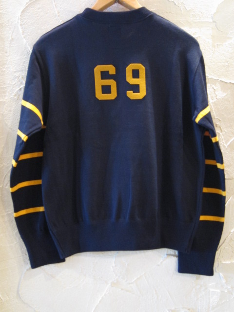 画像: BELAFOTE/RT STRIPE JERSEY 69  NAVYxGOLD