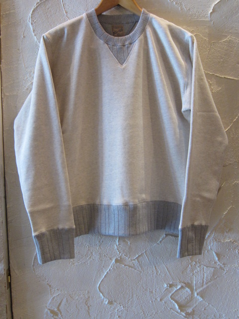 画像: BELAFOTE/RT NEEDLE RIB SWEAT  ASH GRAY