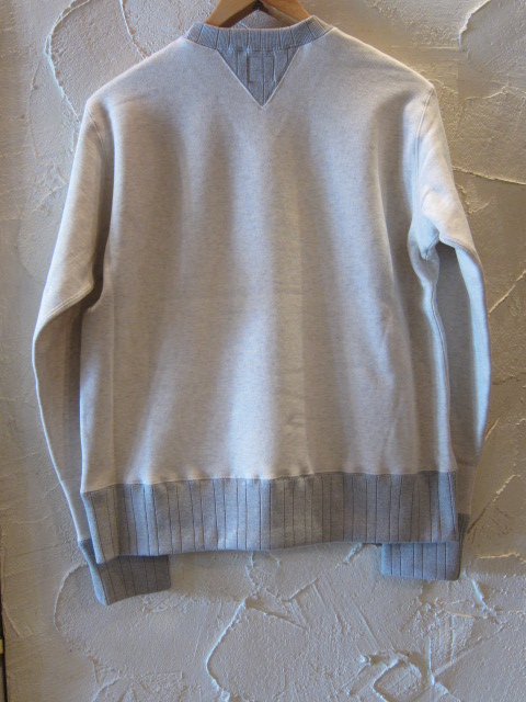 画像: BELAFOTE/RT NEEDLE RIB SWEAT  ASH GRAY