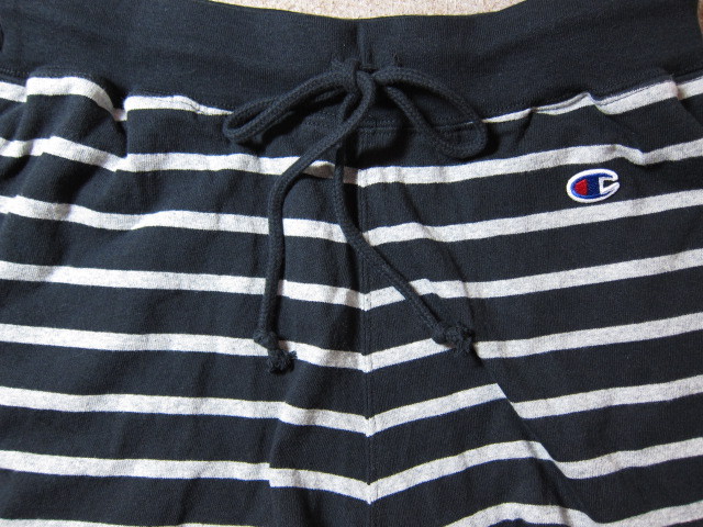 画像: CHAMPION/BORDER SHORT PANT  BLACK