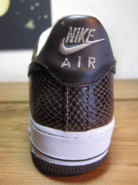 画像: NIKE/AIR FORCE 1 PREMIUM  WHITExBROWN 茶蛇 309096-121