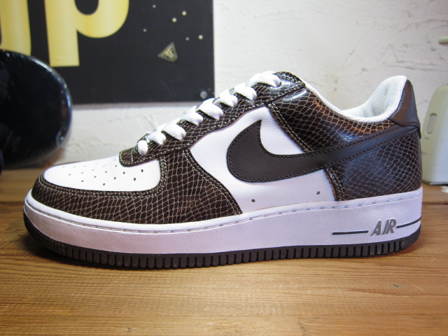 画像: NIKE/AIR FORCE 1 PREMIUM  WHITExBROWN 茶蛇 309096-121