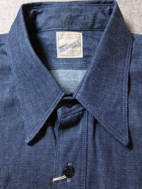 画像: BELAFOTE/RT TRIPLE STITCH DENIM L/S SHIRTS  DENIM