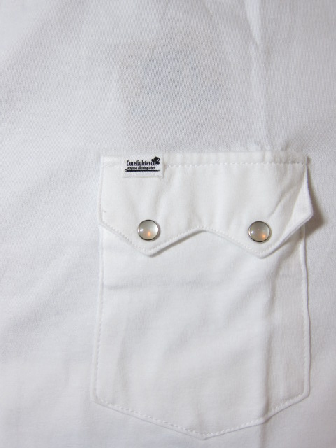 画像: (DEAD STOCK)COREFIGHTER/WESTEN FLAP PKT T  WHITE