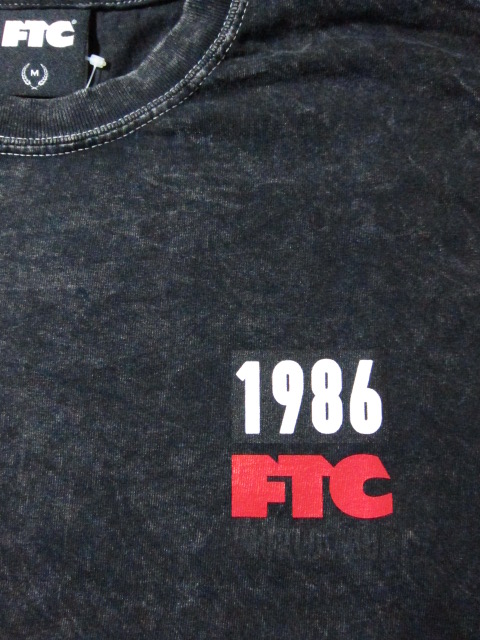 画像: FTC/ACID WASHED TOUR T  BLACK