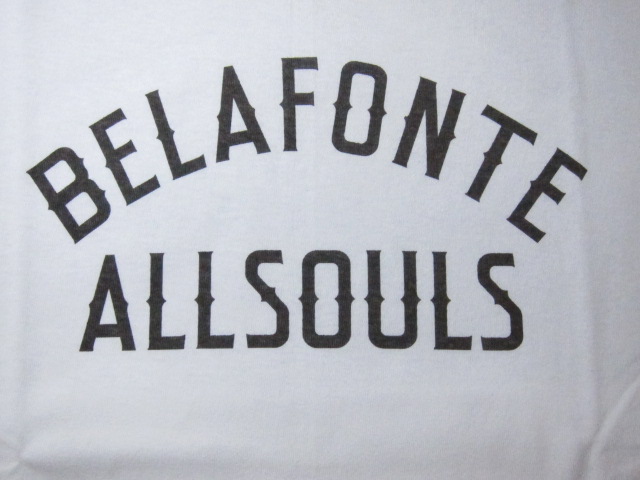 画像: BELAFONTE/ALL SOULS T  WHITE