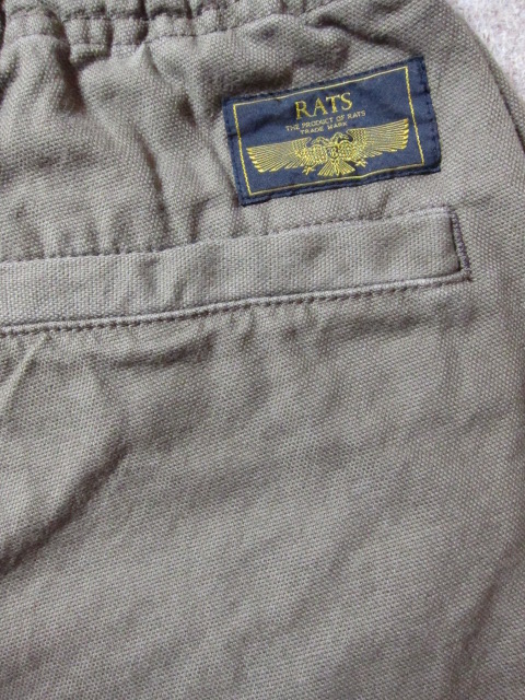 画像: RATS/EAZY PANTS S/S  KHAKI 