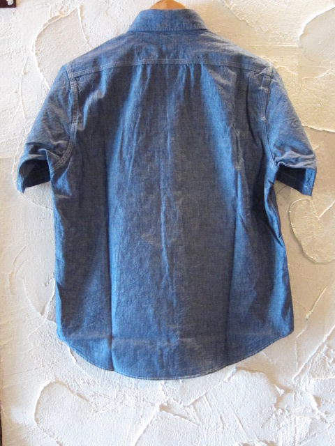 画像2: SUGAR CANE/BLUE CHAMBRAY S/S WORK SHIRTS  NAVY