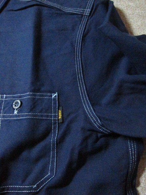 画像: RATS/TRIPLE STITCH WORK SHIRT  NAVY