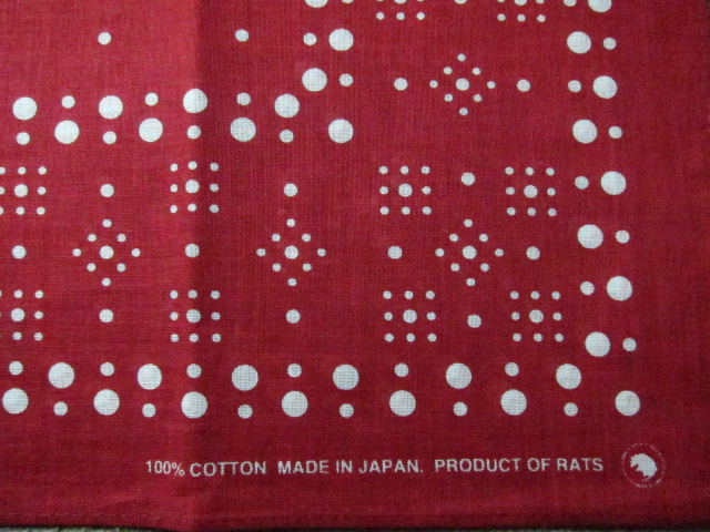 画像: RATS/BANDANA  RED