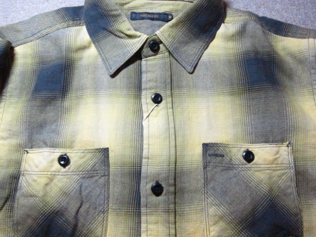 画像: VINTAGE EL/NELL CHECK WORK SHIRTS  YELLOW